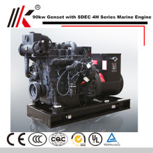 GENERADOR MARINO DE 90KW PARA BARCO CON MOTOR MARINO DIESEL SD4 SC4H140CA2